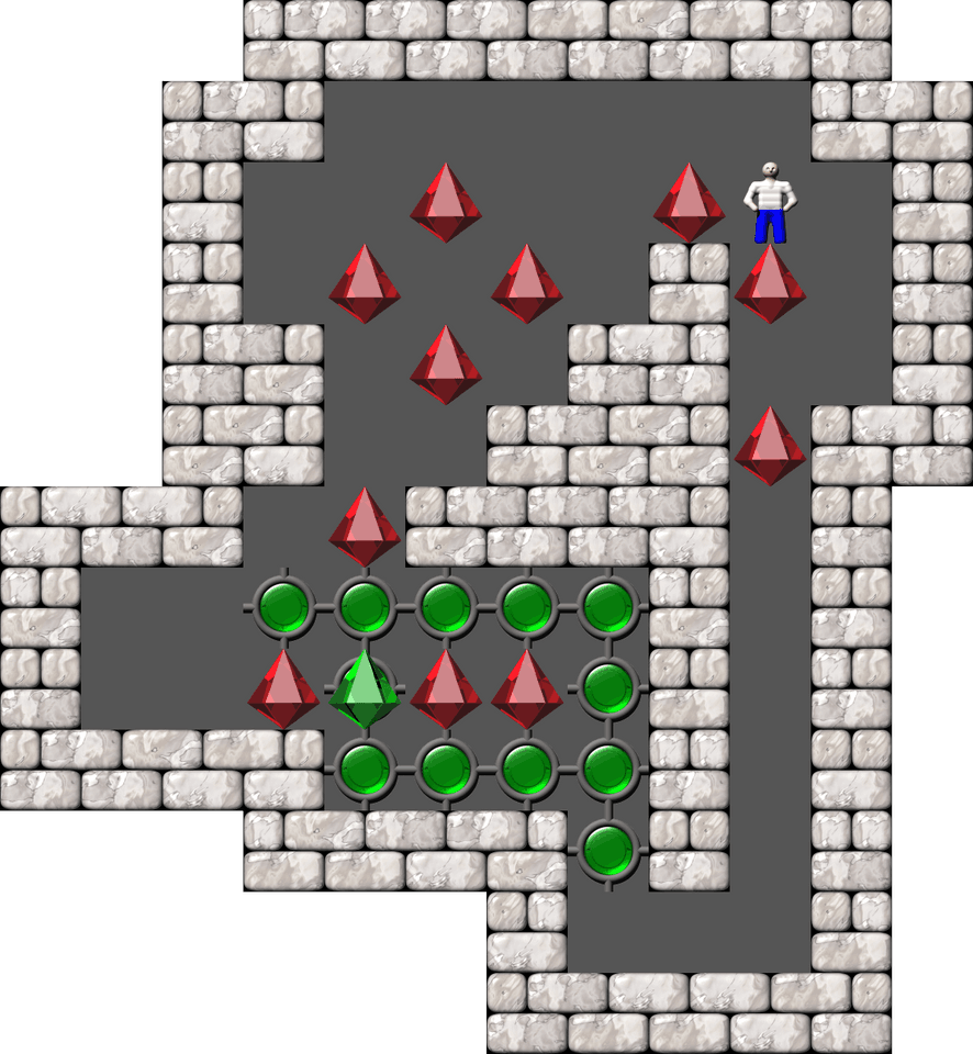 Sokoban Mass Remodel level 87